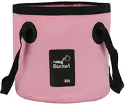 Emiciclo da 20 litri - Contenitore da campeggio pieghevole, emiciclo da campeggio, contenitore da campeggio leggero da trasportare per campeggio, viaggio, escursione, pesca, navigazione e giardinaggio.
