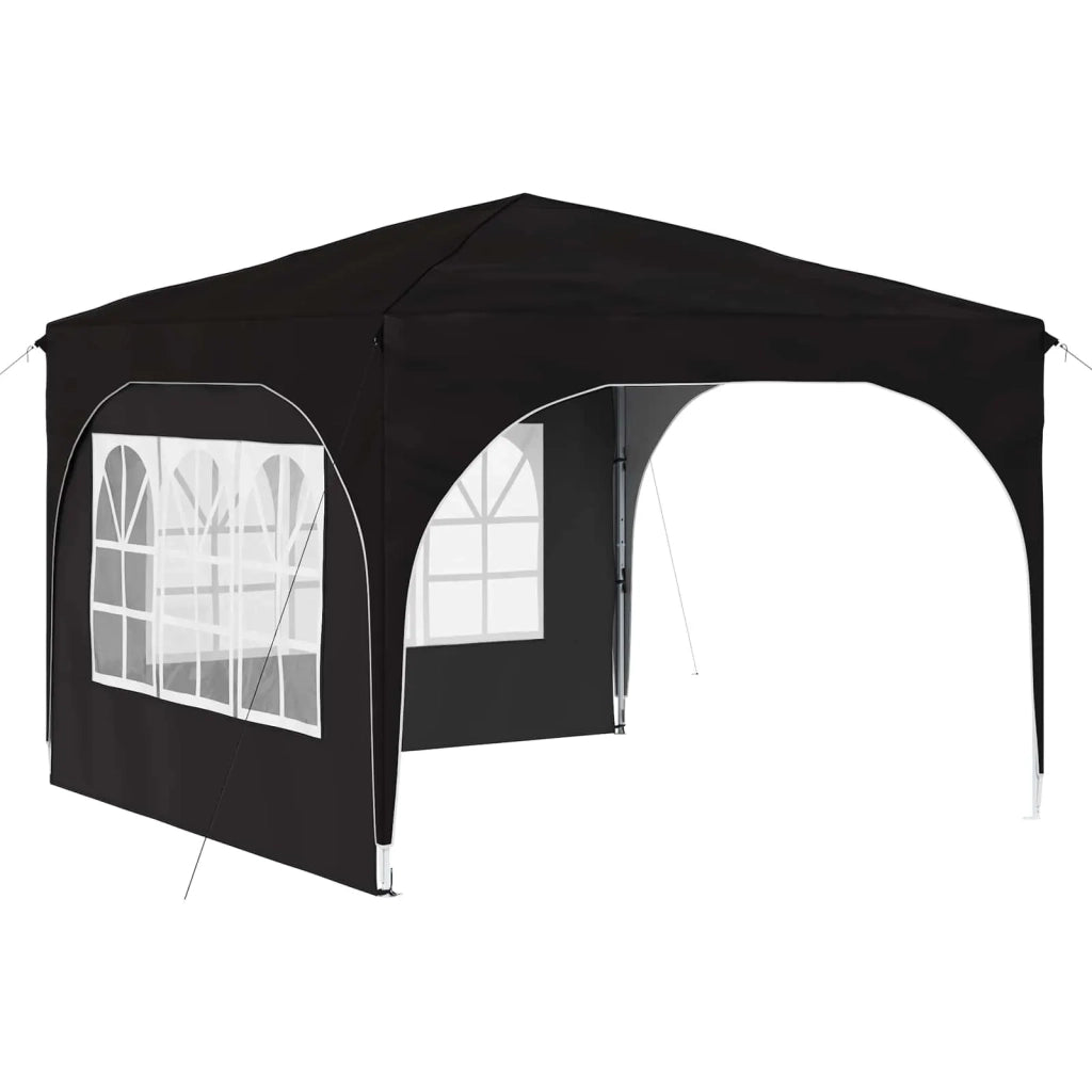 Tenda per feste a pop-up-Gazebo 290 x 290 x 245 cm Nero 704214