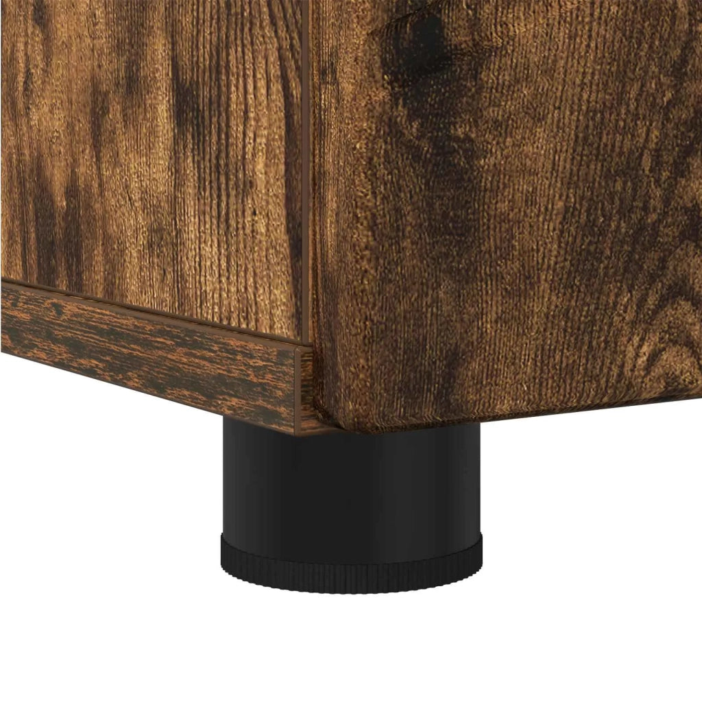 Mobile da Bagno con archiviazione Rovere fumé 30 x 35 x 192 cm 883339