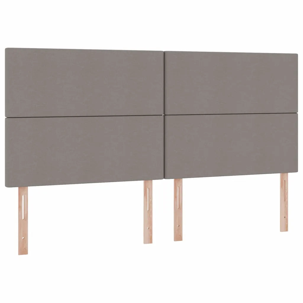 Letto con contenitore LED e materasso Tortora 200 x 200 cm