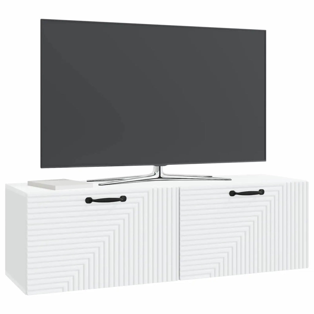Mobile Porta TV da Muro Bianco 98 x 31 x 30 cm 898725