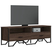 Mobile Porta TV Rovere Marrone 122x34x41cm in Legno Multistrato 848583