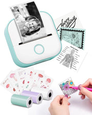 Stampante Portatile per Fotografie - Stampante Portatile per Mobili - Stampante a Gettoni - Fotostampante Portatile - Stampante Miniaturizzato - Stampante Portatile per Mobili - Stampante a Gettoni Portatile