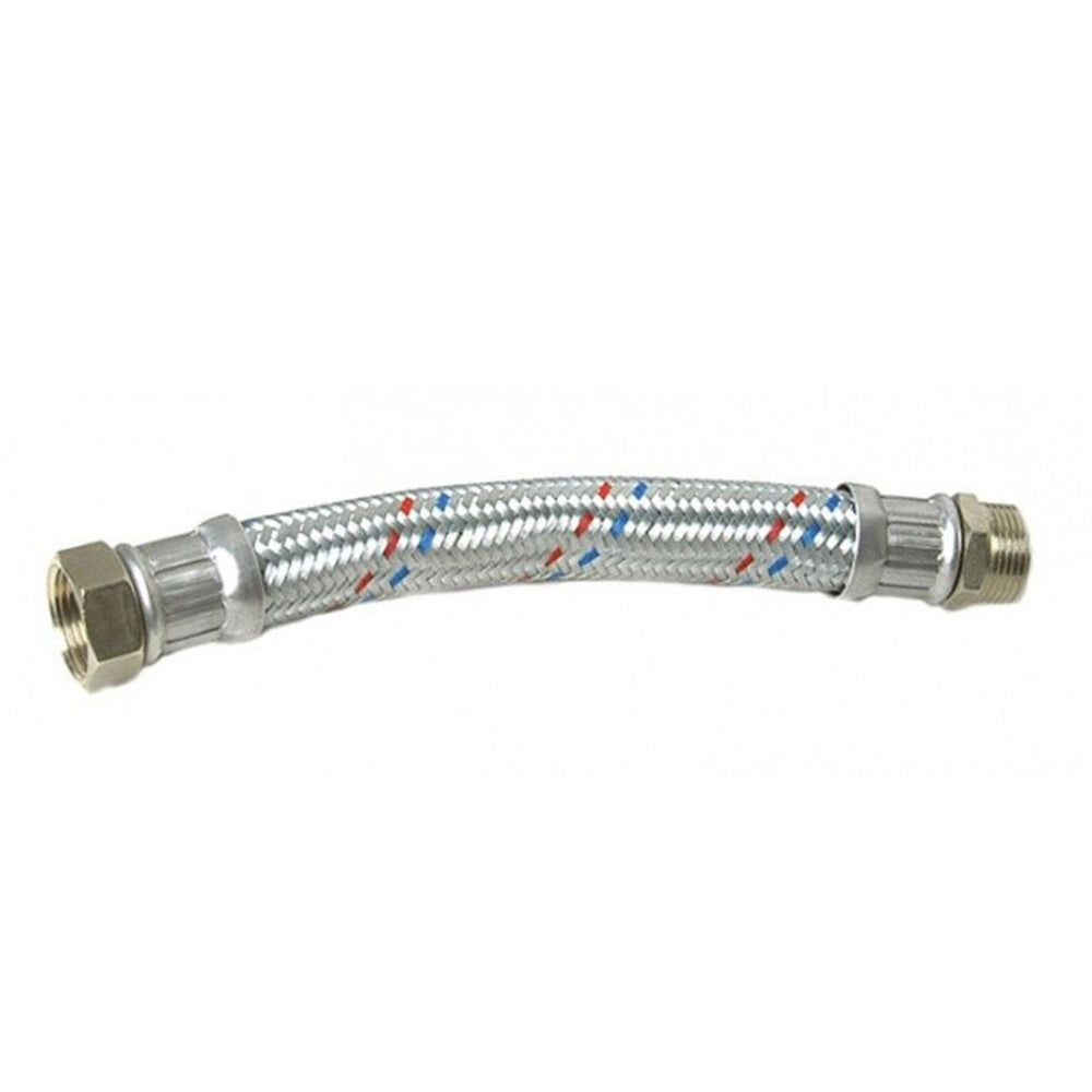 Flessibile acqua antivibrante mf da 3/4 x 40cm completo di guarnizione