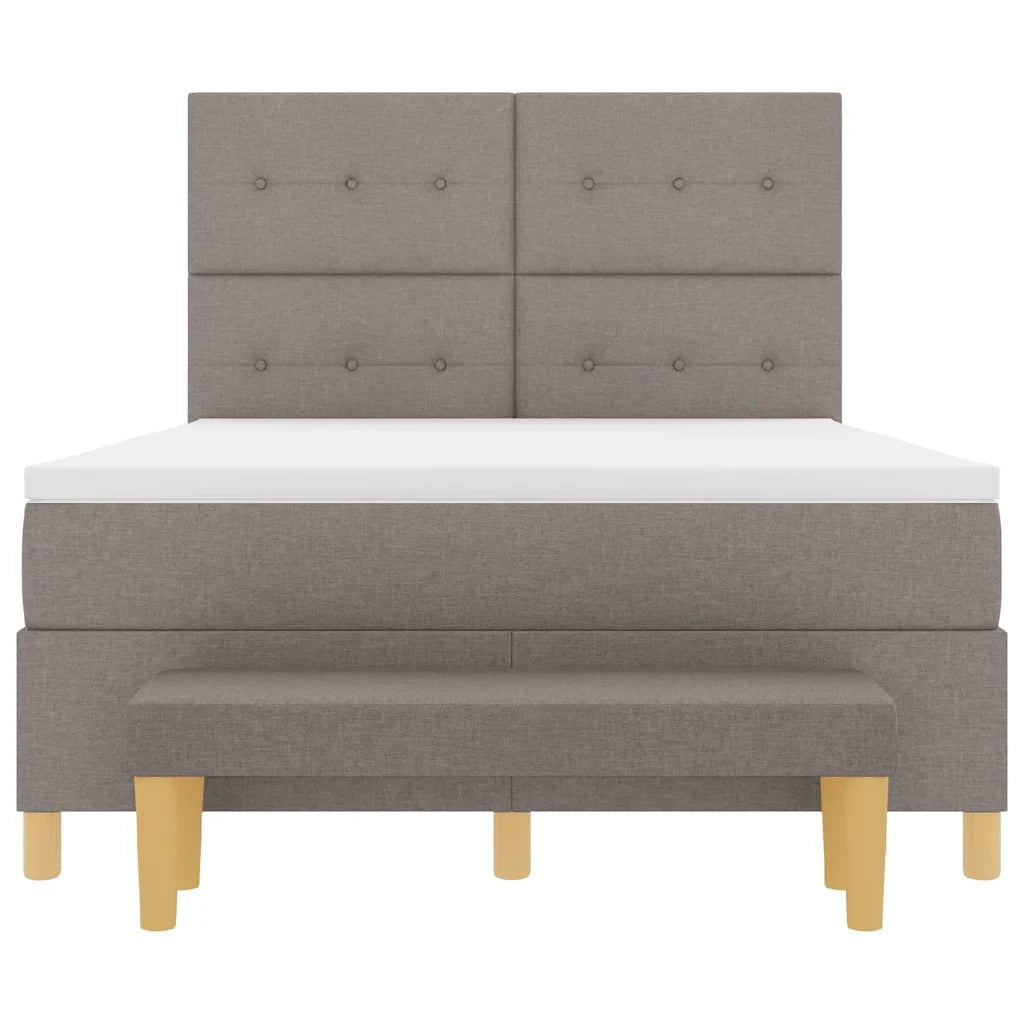 Letto a molle con testiera Talpa 190 x 140 cm Tessuto 3344300