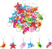 Set di appigli per le chiavi per bambini - colorati e divertenti - 30 pezzi - silicone