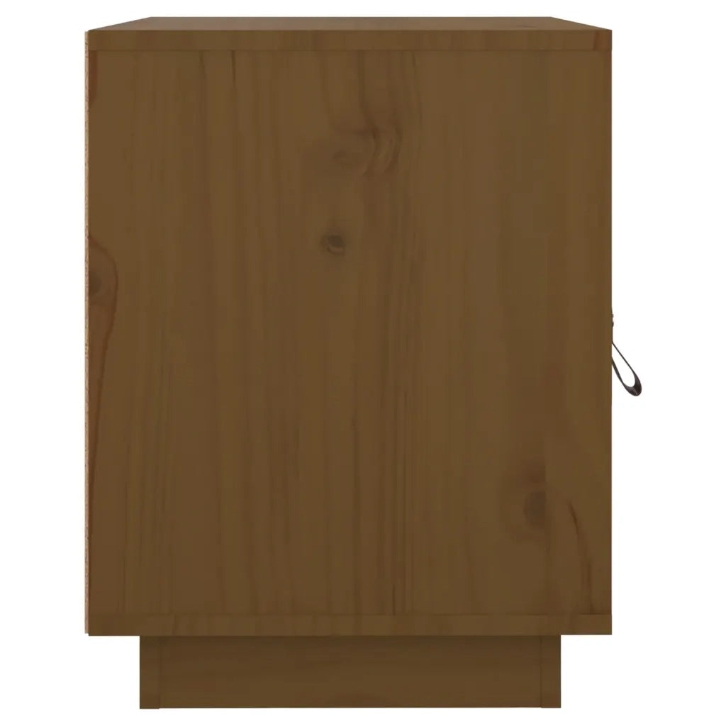 Comodini 2 pz ambra 40x34x45 cm in Legno Massello di Pino 818282