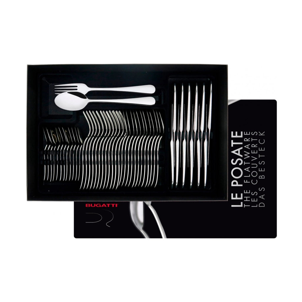 SETTIMOCIELO, Posate Set 50 Pz, Scatola Gallery, Casa Bugatti
