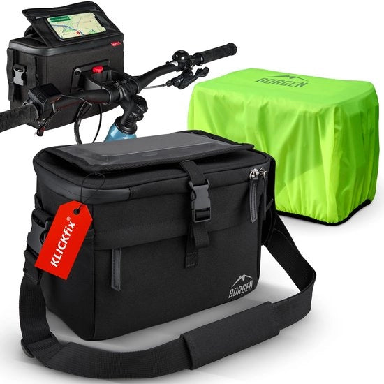 Stuurtas smartphone acqua resistente e ampio per bicicletta da 6 L - Fietstas stuur e-bike - Fietstas per telefono cellulare mobilità