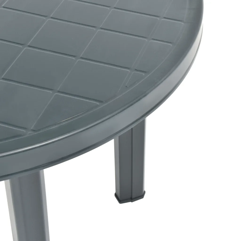 Tavolo da Giardino Verde 89 cm in Plastica 48806