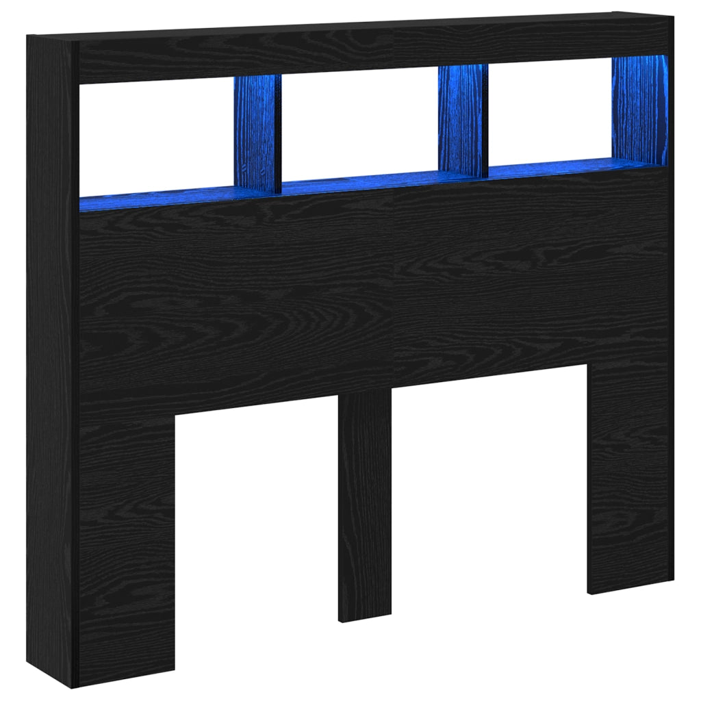 Testata in Rovere Nero Rovere Nero Legno ingegnerizzato 120 x 17 x 102 cm
