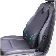 Sostegno per la schiena per auto per alleviare dolori alla schiena, con un'estensione di supporto di 53,1 cm e due cinture di spalla regolabili, cuscino per la schiena ergonomico a schiuma di espansione lenta.