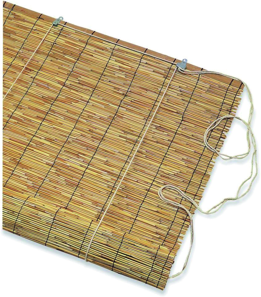 ARELLE STUOIA IN CANNICCIO NATURALE CON CARRUCOLA cm. 200x300 h