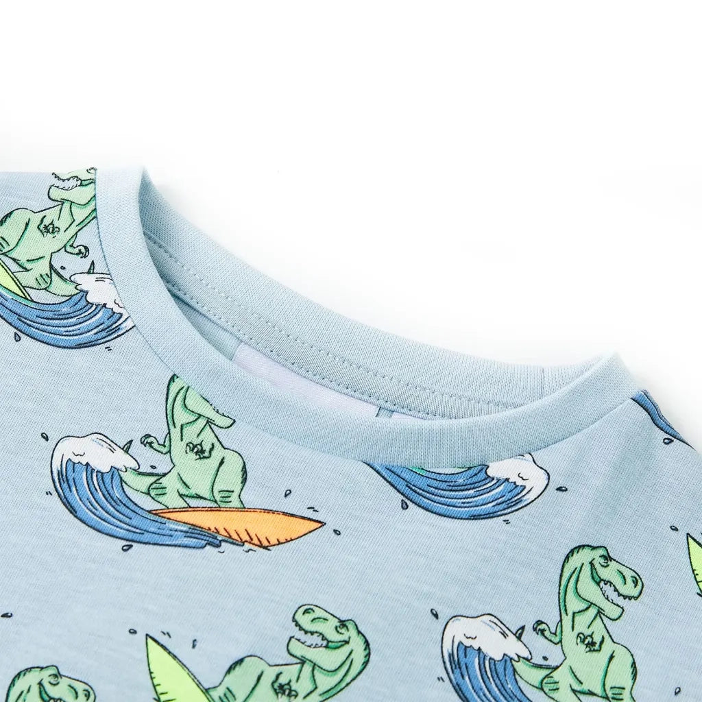 Pigiama da Bambino a Maniche Corte Azzurro 128 CFW1968512
