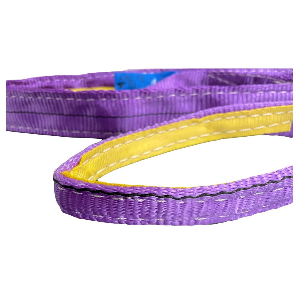 Fascia Cinghia di Sollevamento Viola 2 metri Portata 2000 Kg Larghezza 50 mm