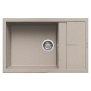 Lavello Elleci Incasso 1 vasca 78x50 Unico 310 Granitek Avena LGU31051