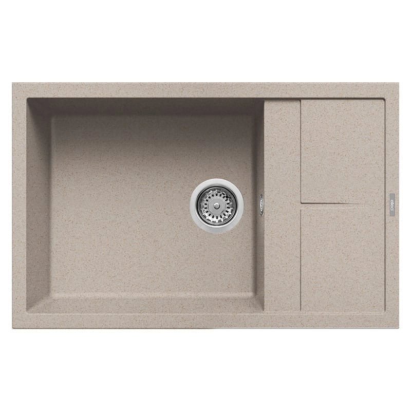 Lavello Elleci Incasso 1 vasca 78x50 Unico 310 Granitek Avena LGU31051