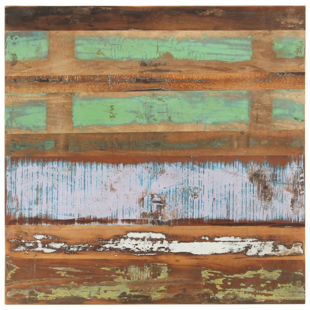 Tavolino da Salotto-Tavolino da soggiorno-Tavolo 80x80x40 cm in Legno Massello di Recupero