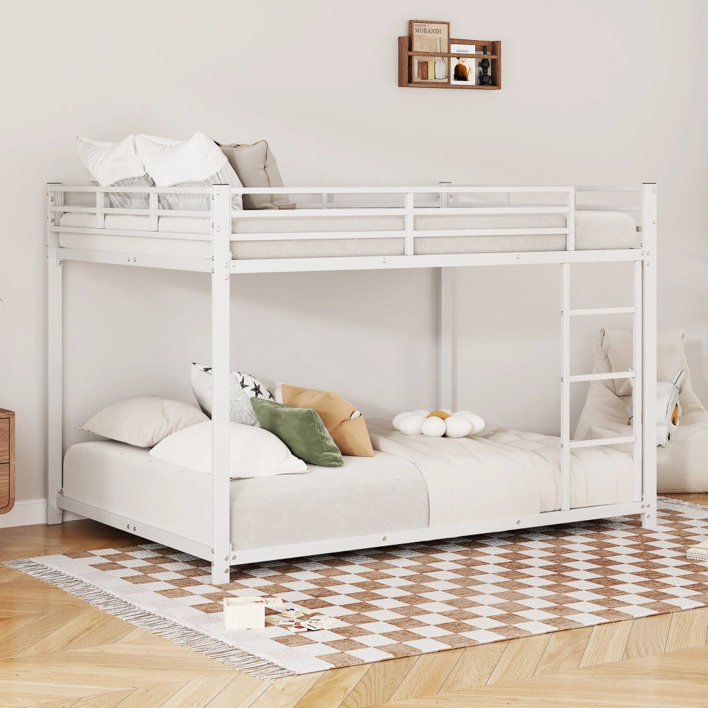 Letto a castello funzionale in metallo 140x200 cm