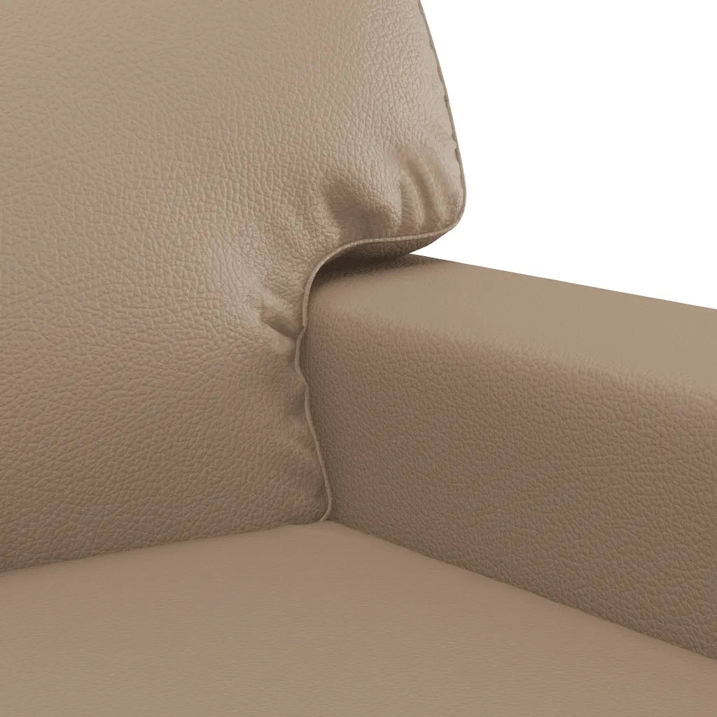Set di Divani 2 pz con Cuscini Cappuccino in Similpelle 3201928