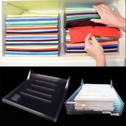 Trade Shop - Organizer Per Magliette Salvaspazio T-shirt Pieghevole Cabina Armadio Cassetto -