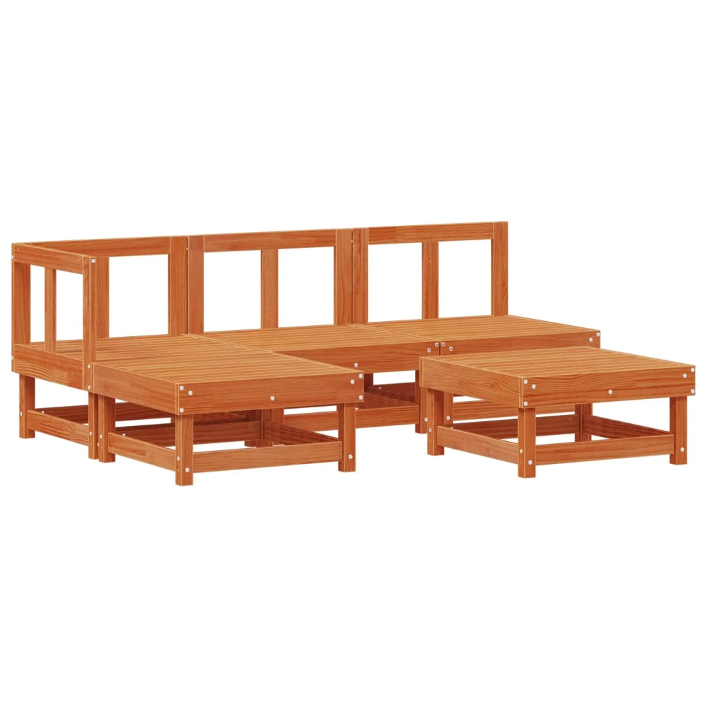 Set Lounge da Giardino 13 pcs Marrone Cerato 3418104