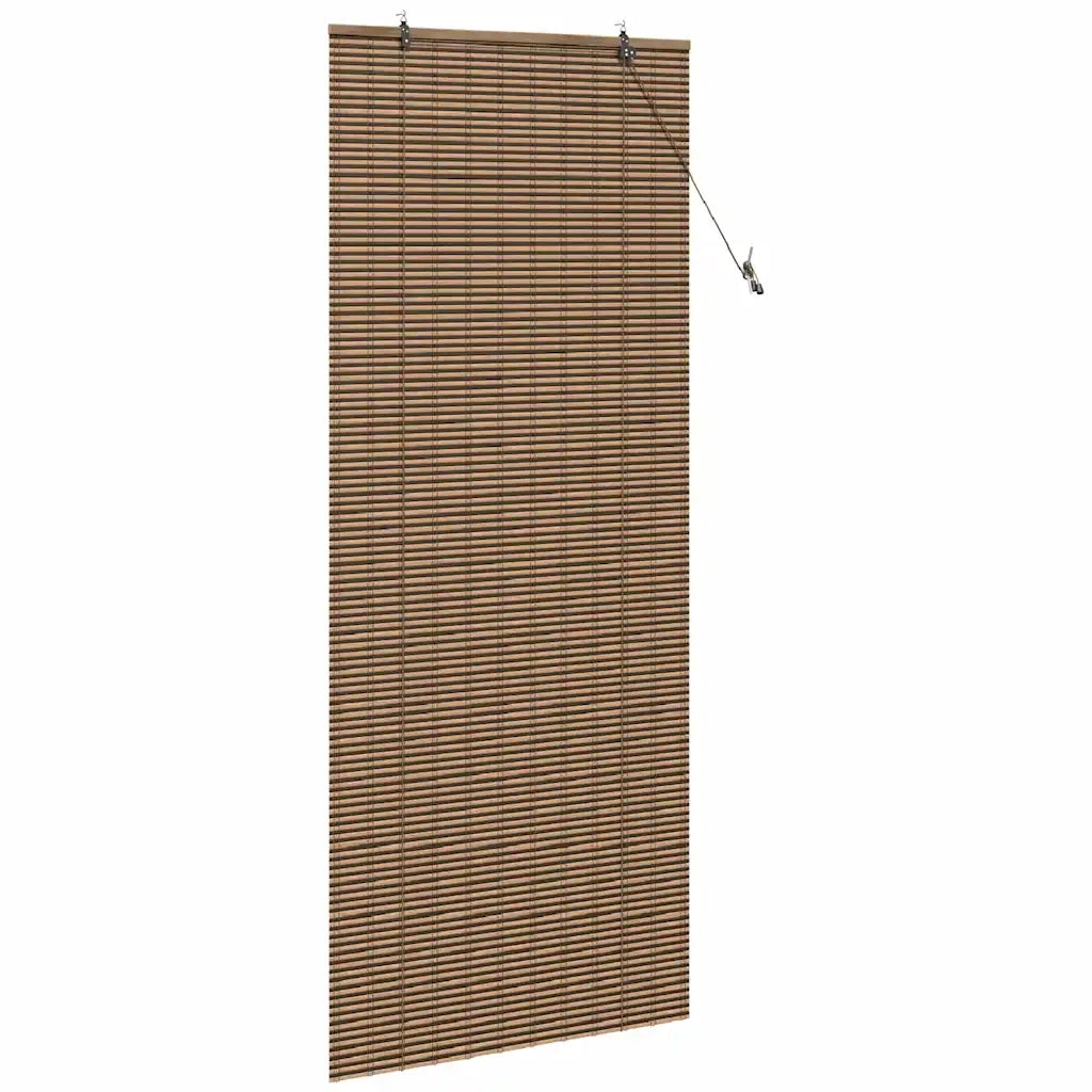 Tenda a rullo con tende Marrone 90 x 220 cm Bambù 42006915