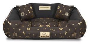 AIO FACTORY 75x65 cm KINGDOG Cuccia per cani impermeabile personalizzabile Golden Bones