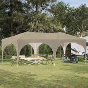 Tenda per feste a pop-up-Gazebo Crema 575 x 288 x 245 cm 225121