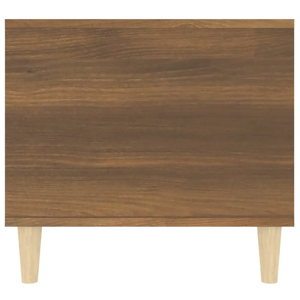 Tavolino Salotto Rovere Marrone 90x49x45 cm Legno Multistrato 819619