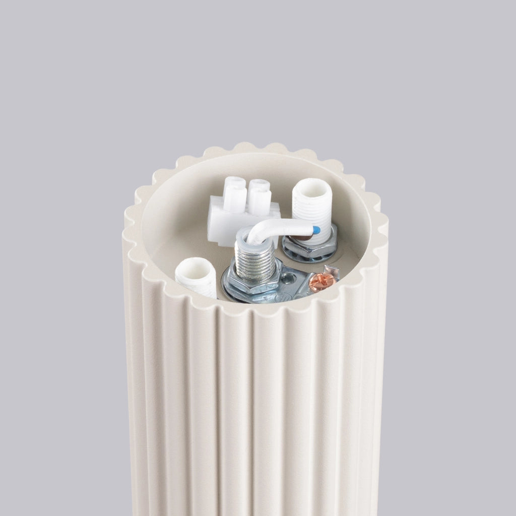 Spot soffitto SFERA Pure Lume beige globo bianco IP44 G9