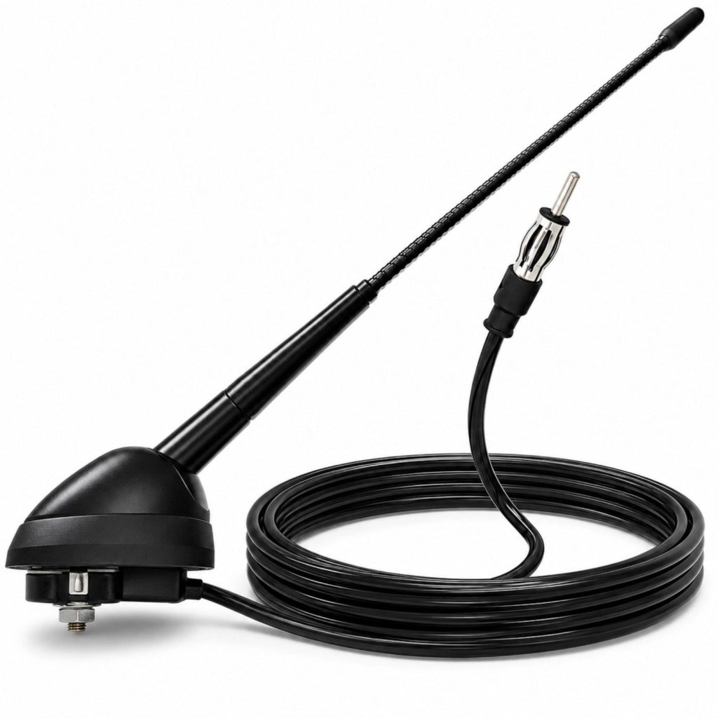 Antenna Autoradio FM/AM da Tetto Cavo 210 cm DIN Compatibile con Fiat, Lancia