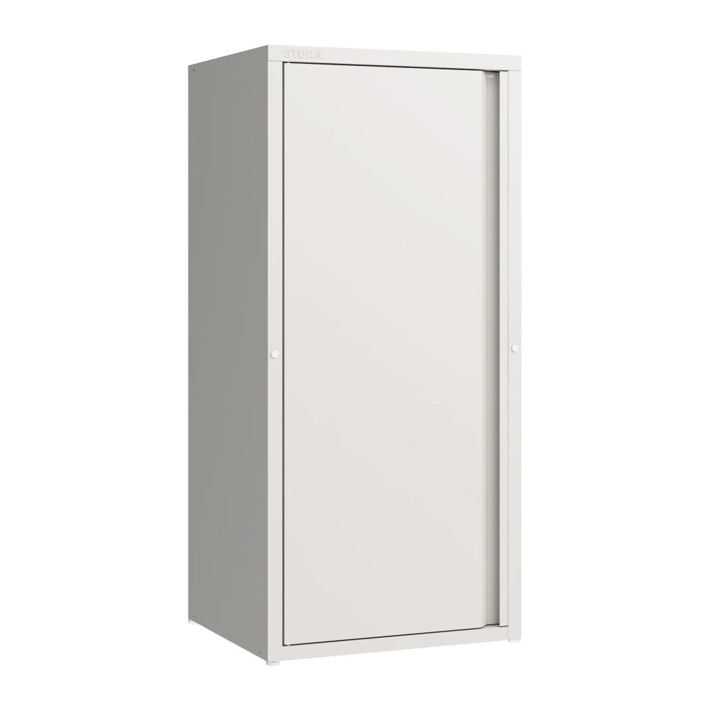 Mobiletto in metallo 88 x 40 x 35 cm bianco 03_0006356