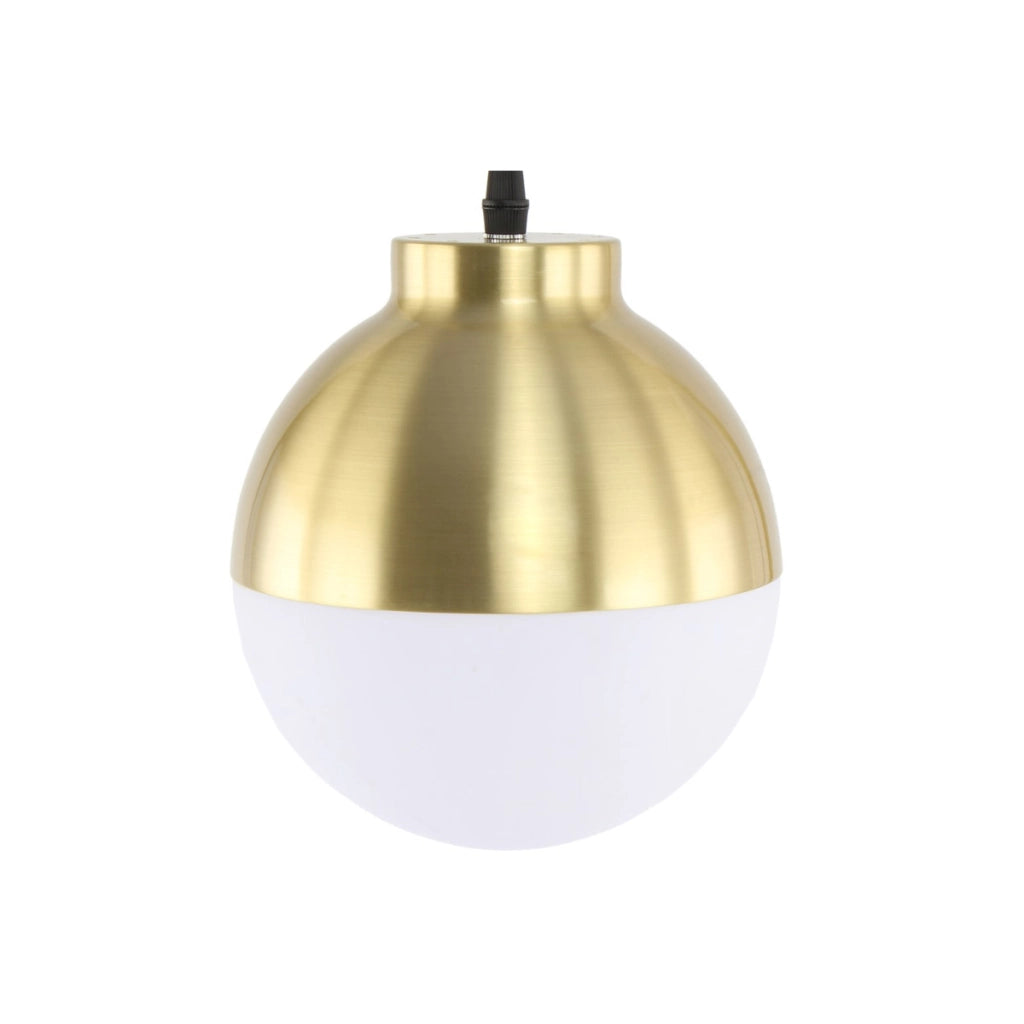 Lampada da terra Lavina in vetro e metallo oro