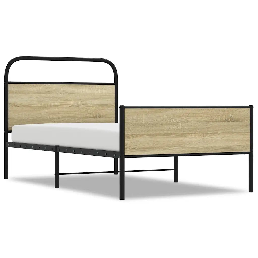 Giroletto senza Materasso Rovere Sonoma 107x203cm in Truciolato 4100442