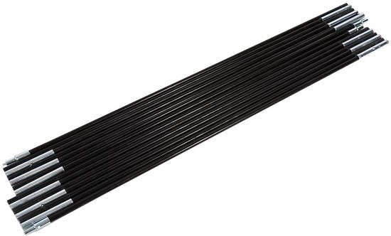 Supporto da 3,2 m - 2 pezzi - 7 sezioni - fibra ottica - pieghevole - duraturo nel tempo - supporto per tenda