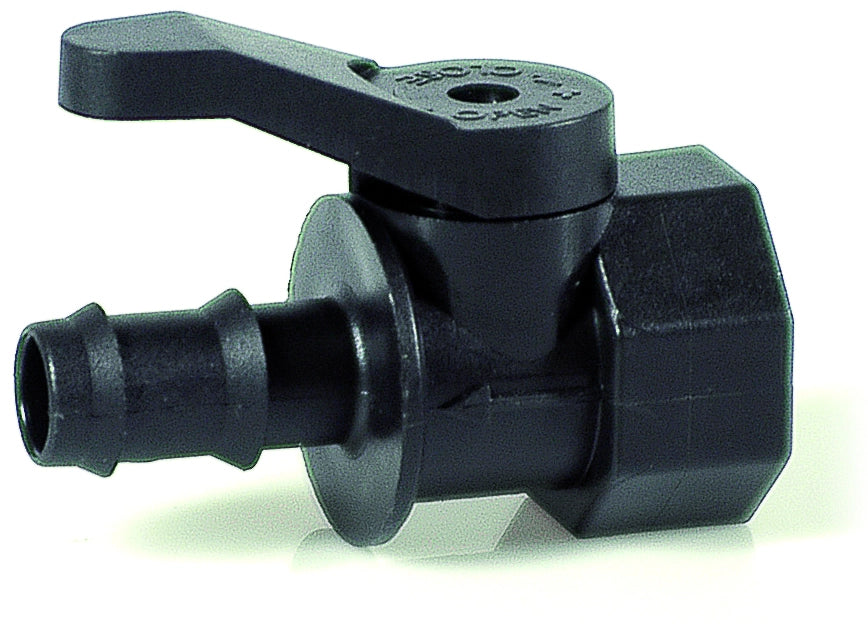 RACCORDO PER TUBO IN POLIETILENE MINI VALVOLA FILETTO FEMMINA  mm. 16x3/4 50.00 pz