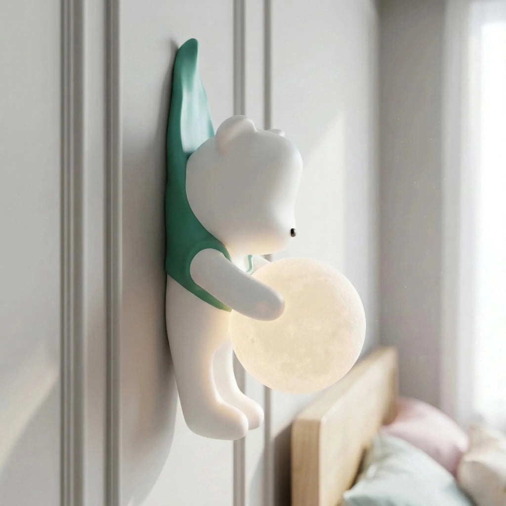 Lampada Da Parete Orso In Camicia G169-1w Blue