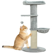 Albero tiragraffi per gatti con sisal ¨C Minimal ¨C grigio chiaro