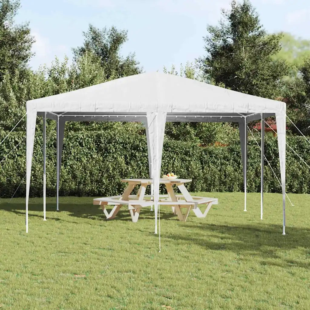 Tenda Party-Tenda da festa Bianco 400 x 400 x 266 cm Polietilene e Acciaio