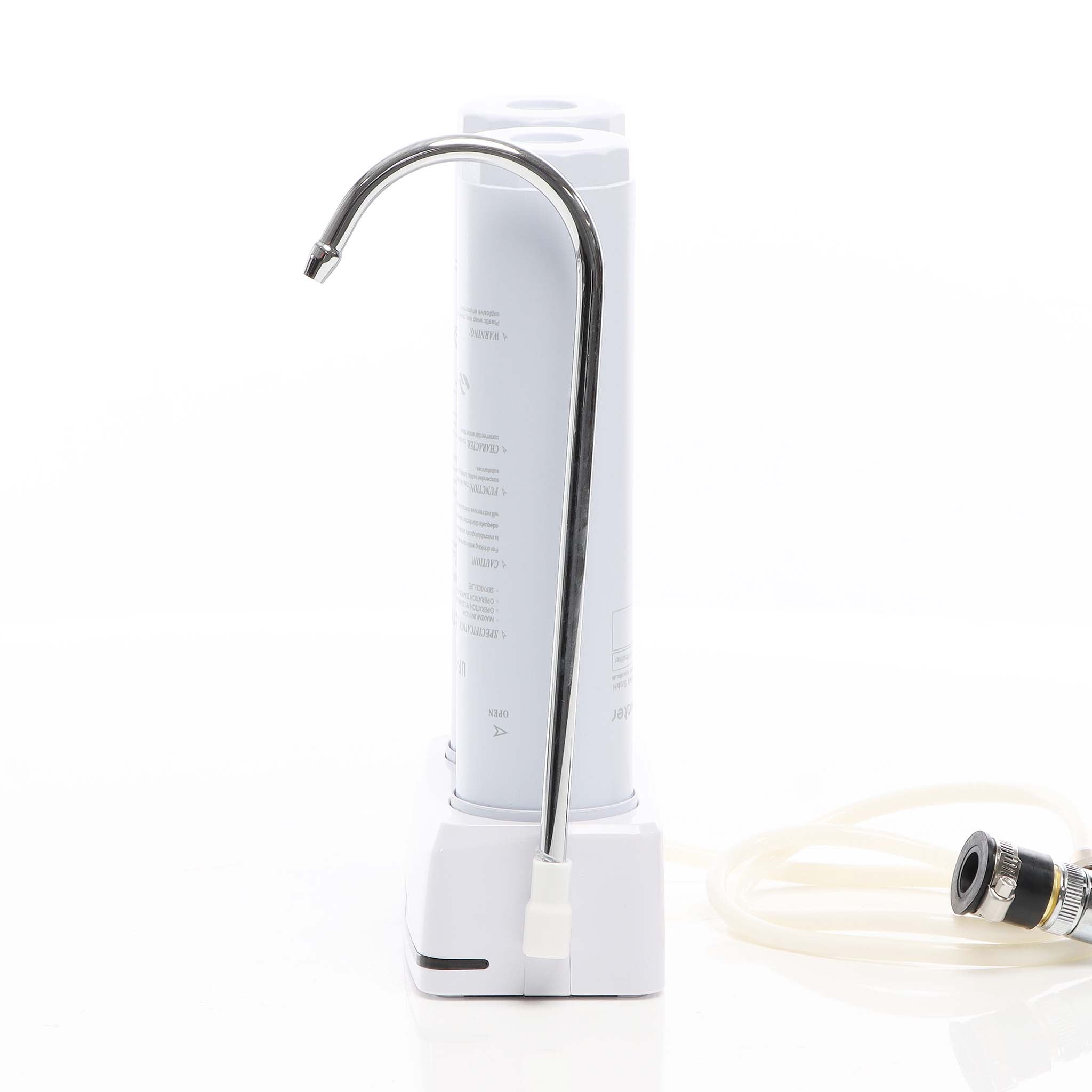 Naturewater Filtro acqua NW-2-CTOUF, Sistema di filtrazione a 2 livelli con cartucce, Filtro da banco