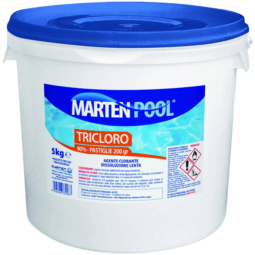 TRICLORO IN PASTIGLIE 200 GR.  kg. 5