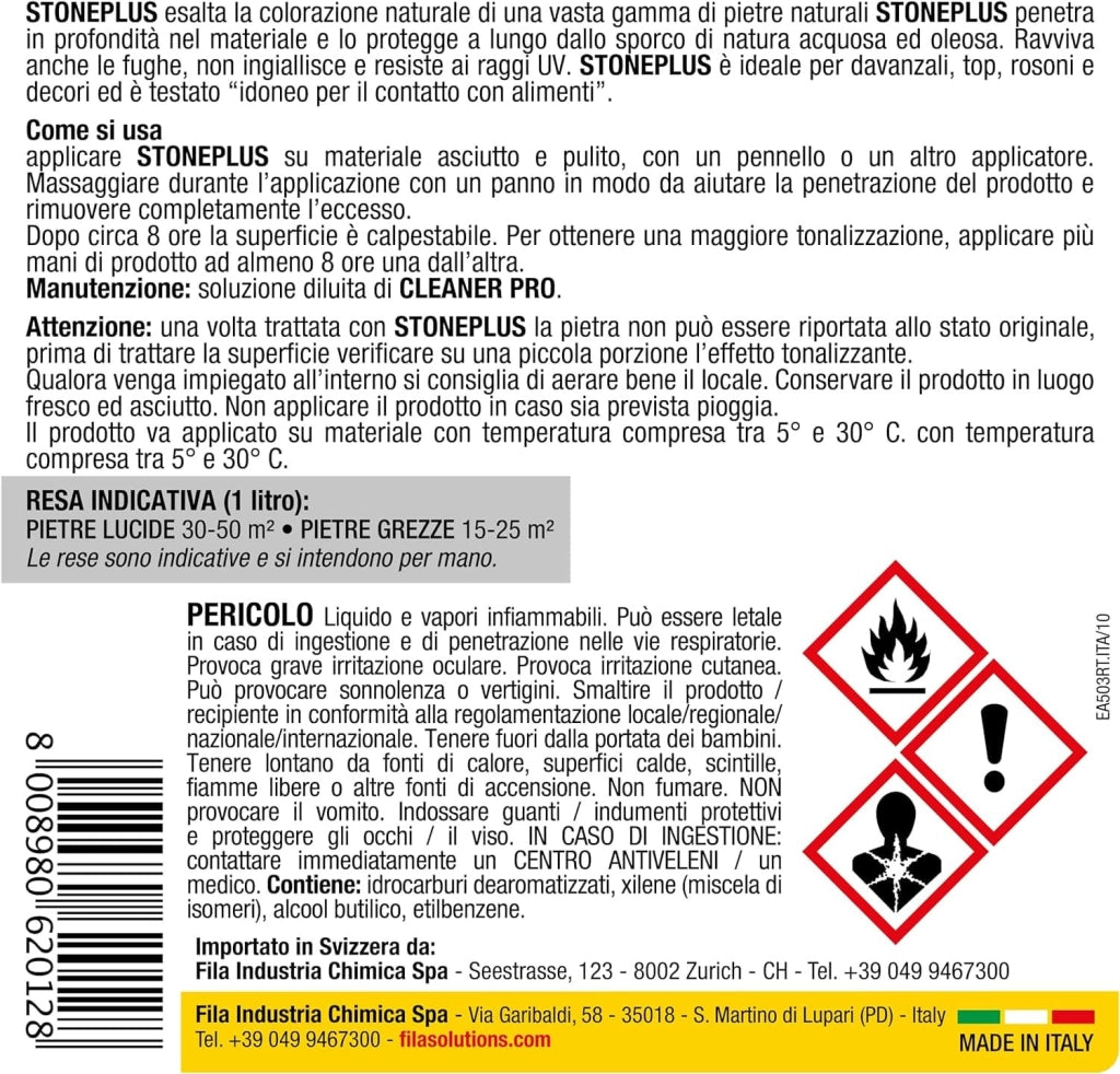 Fila Stoneplus Lt.5 Protettivo Idro Oleo Repellente