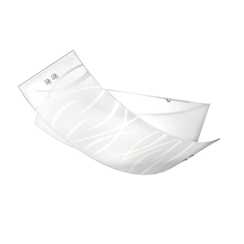 Lampade a soffitto Agnese bianco 2XE27 max 2X70W IP20 - Applique led da muro design moderno