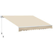 Tenda da Sole Avvolgibile a Bracci ¨C zephmum ¨C Crema 350x250 cm