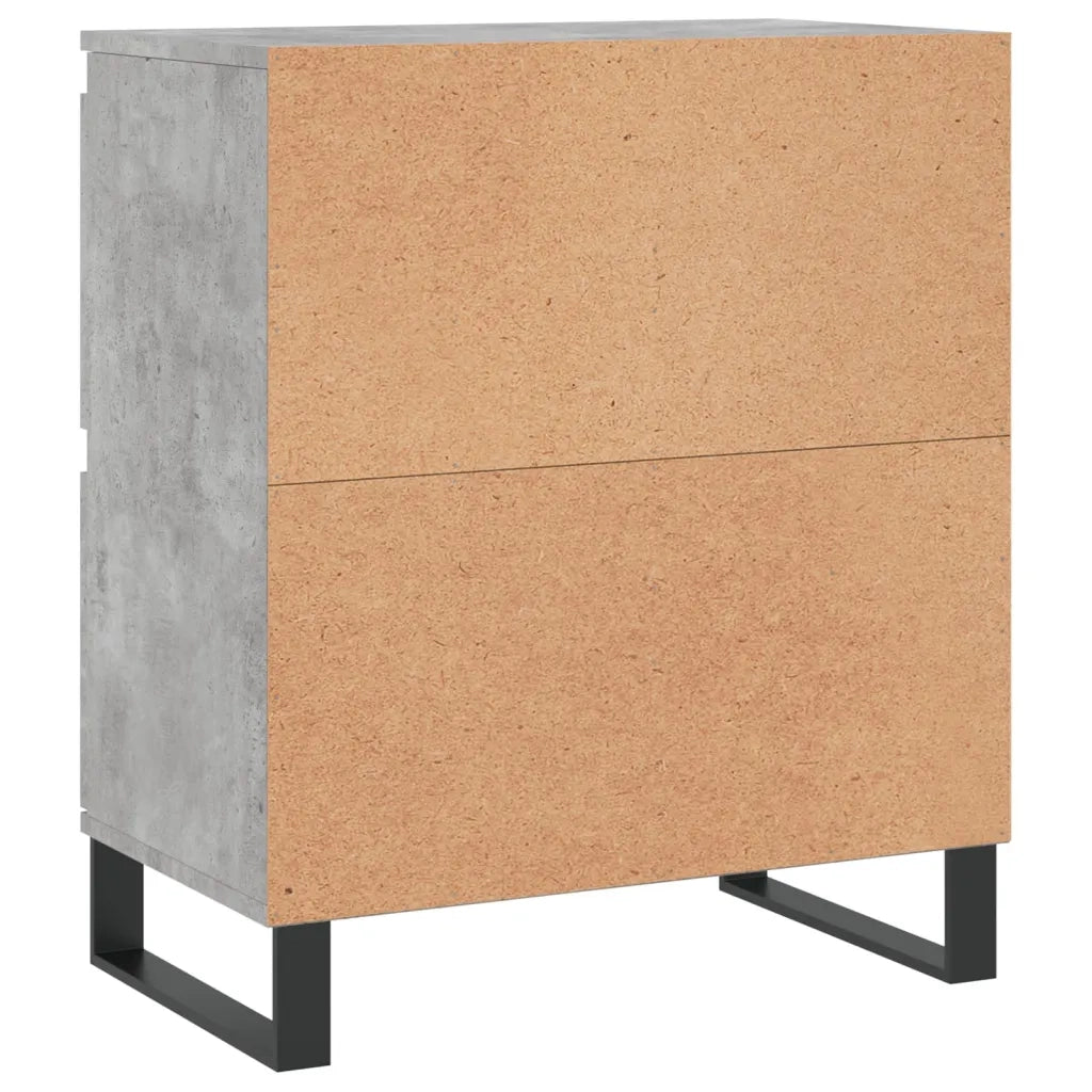 Credenze 2 pz | Madia | Buffet da pranzo | Armadio da pranzo Grigio Cemento in Legno Multistrato
