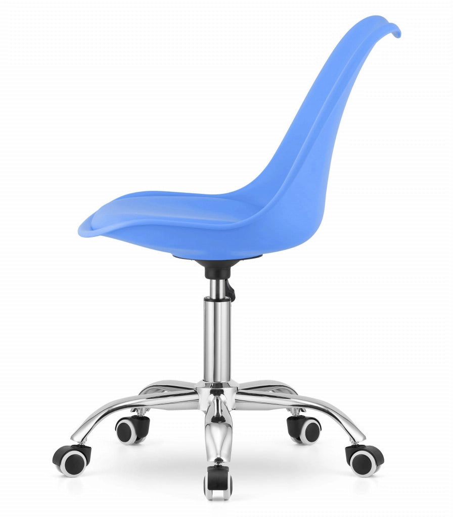 Valora VIRO SEDIA GIREVOLE Ergonomica Blu per Ufficio Domestico