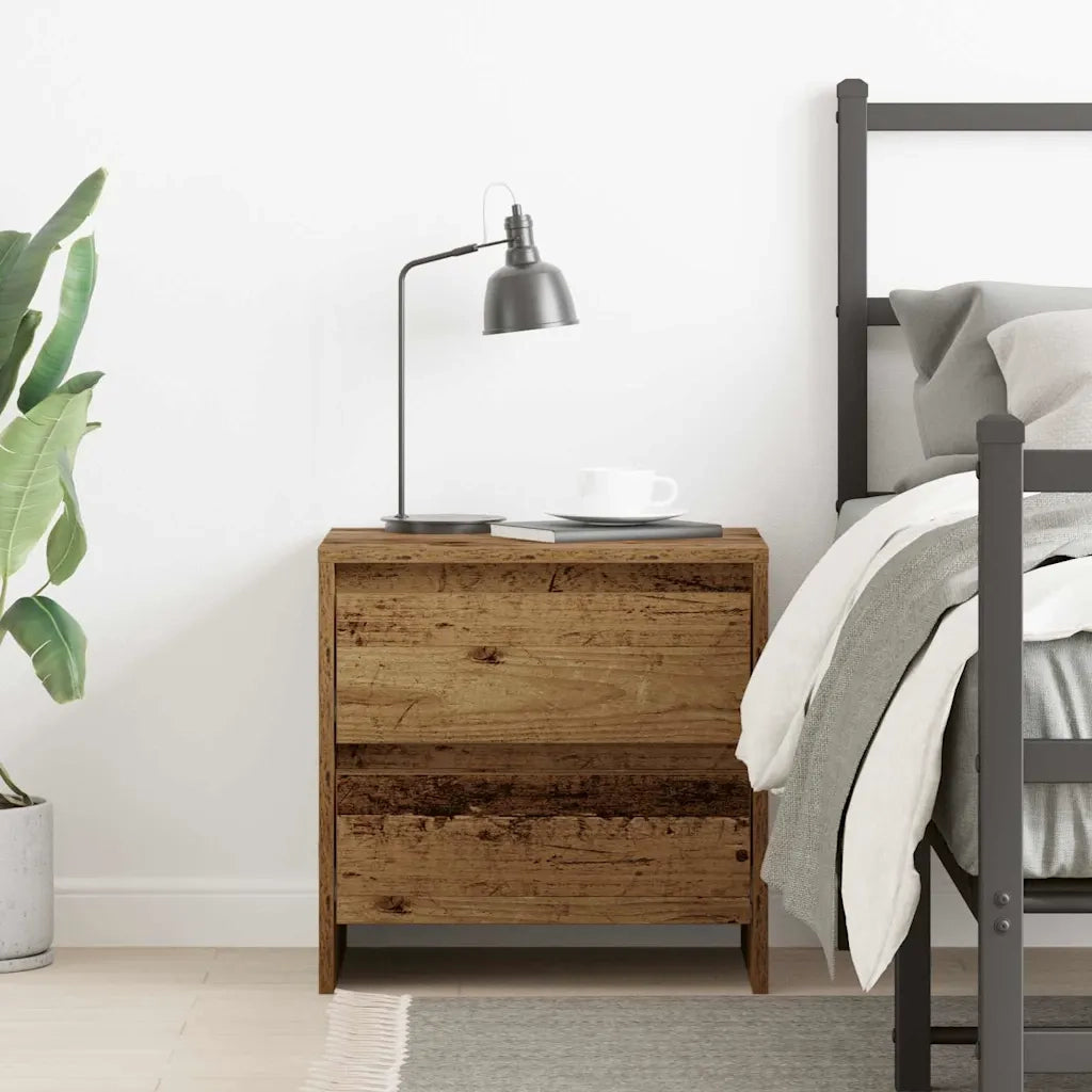 Armadio da Notte con cassetto Legno vecchio 45 x 34 x 44,5 cm 863353