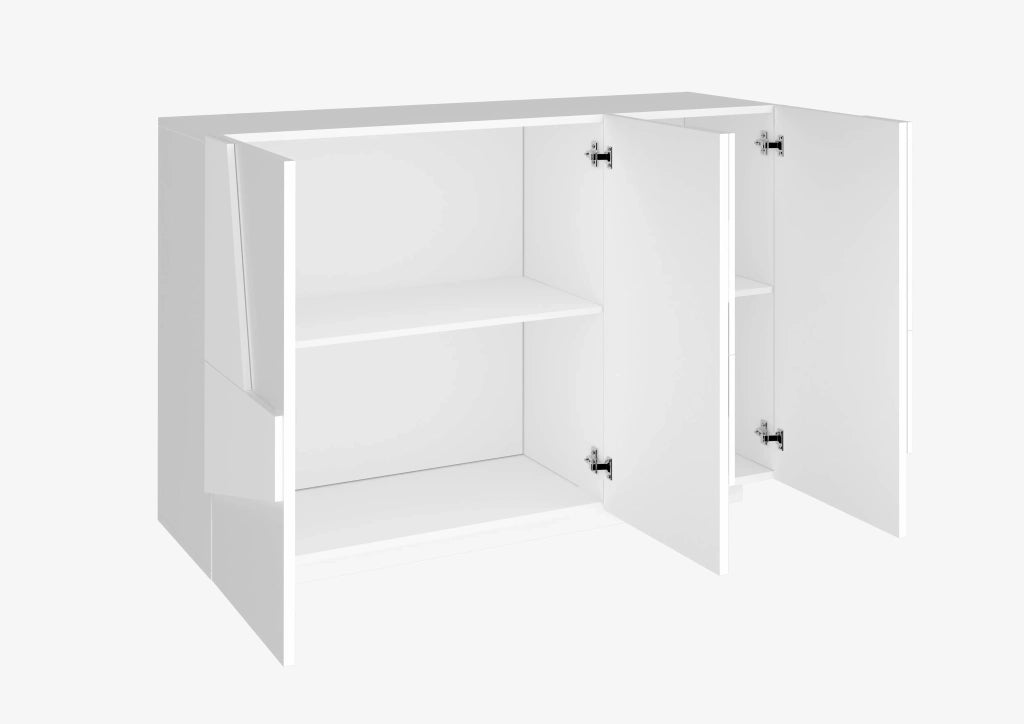Mobile PING L 121.8 x H 86 x P 39.2 cm bianco lucido