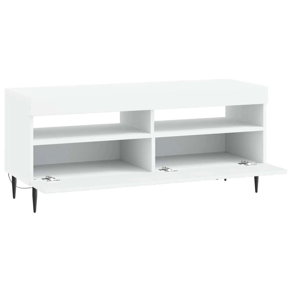 Mobile TV LED Bianco Legno ingegnerizzato 896545